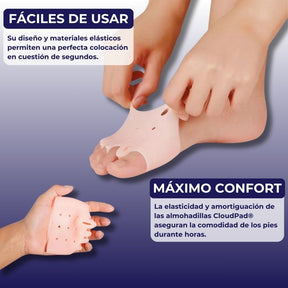 CloudPad® - Almohadillas Metatarsianas [Pack de 2]