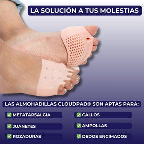 CloudPad® - Almohadillas Metatarsianas [Pack de 2]